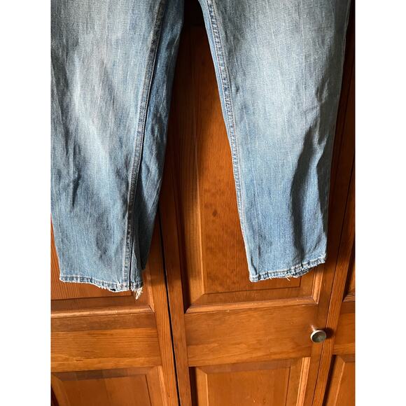 Abercrombie & Fitch Women's The Ankle Straight Ultra High Rise Jeans Blue 27/4XS - Picture 3 of 9
